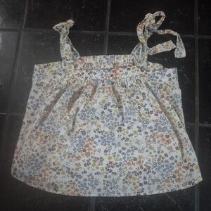 a.n.a Strap Tie Floral Spring Summer  Top Size L